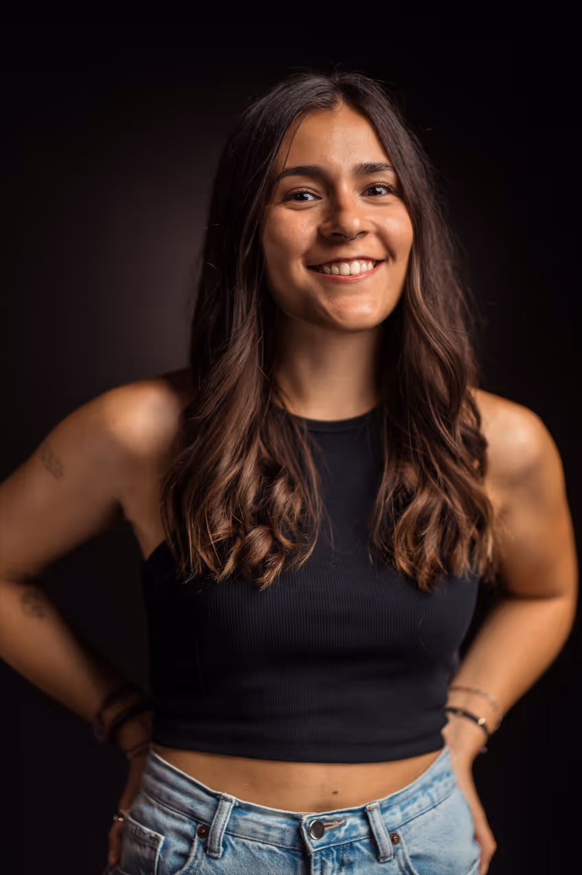Retrato de Mar, diseñadora gráfica de Starford